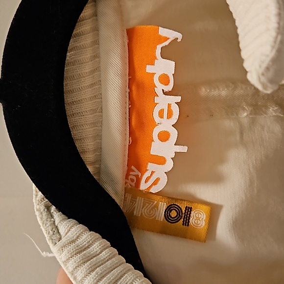 Superdry Cotton Jacket size small White/Cream colour - Picture 2 of 5